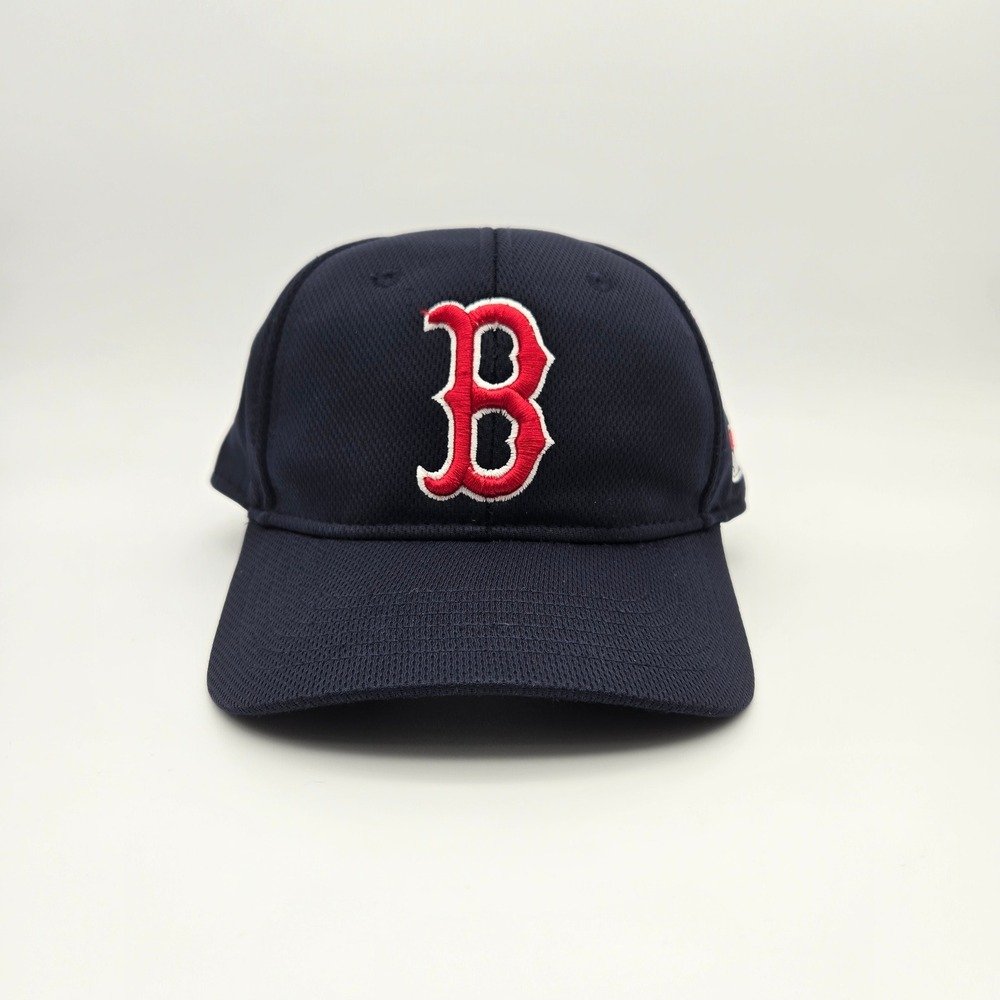 Team MLB Boston Red Sox Hat Youth Navy Blue Baseball Cap Sporty Gorpcore